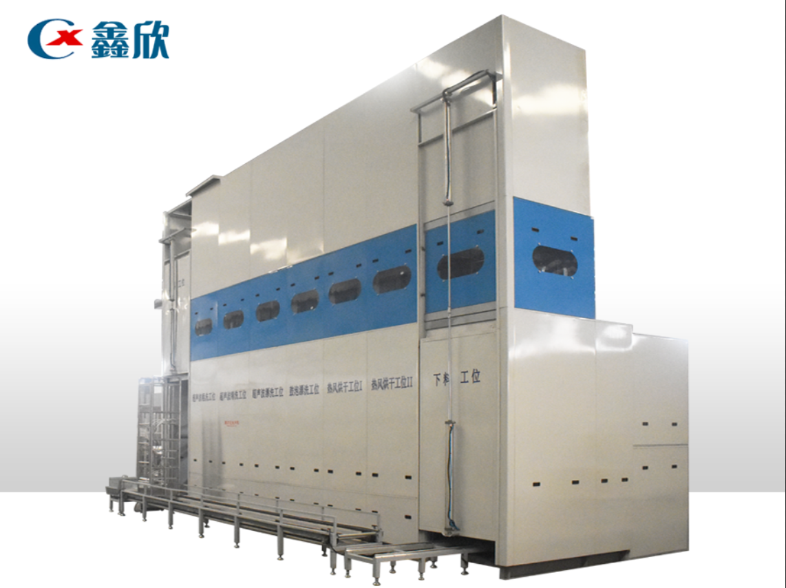 全自動(dòng)多工位超聲波清洗烘干線